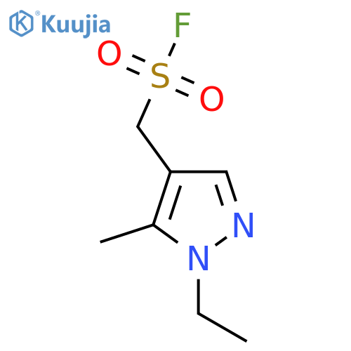 (1-ethyl-5-methyl-1H-pyrazol-4-yl)methanesulfonyl fluoride structure