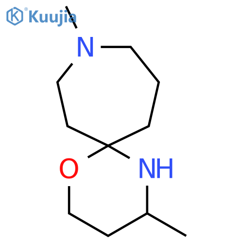 4,9-dimethyl-1-oxa-5,9-diazaspiro5.6dodecane structure