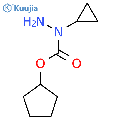 1-(cyclopentyloxy)-N-cyclopropylformohydrazide structure