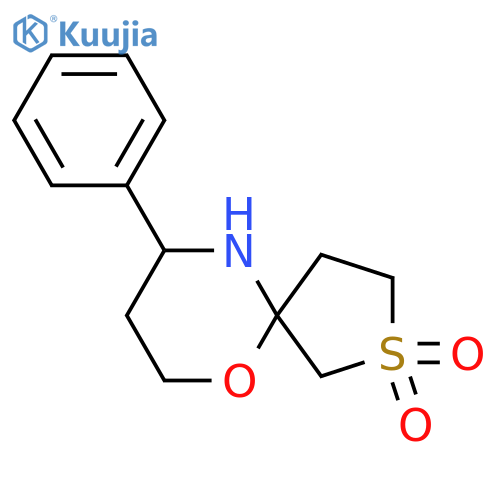 9-phenyl-6-oxa-2lambda6-thia-10-azaspiro4.5decane-2,2-dione structure