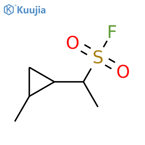 1-(2-methylcyclopropyl)ethane-1-sulfonyl fluoride structure