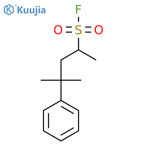 4-methyl-4-phenylpentane-2-sulfonyl fluoride structure