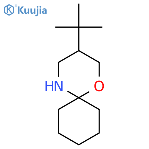 3-tert-butyl-1-oxa-5-azaspiro5.5undecane structure