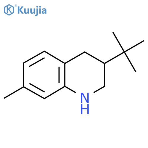 3-tert-butyl-7-methyl-1,2,3,4-tetrahydroquinoline structure