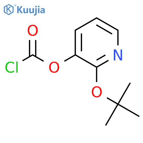 2-(tert-butoxy)pyridin-3-yl chloroformate structure