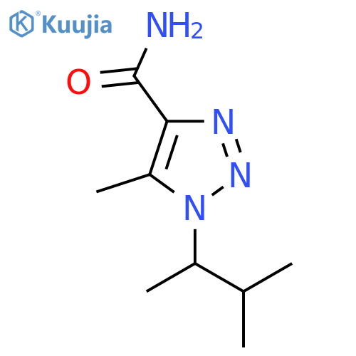 5-methyl-1-(3-methylbutan-2-yl)-1H-1,2,3-triazole-4-carboxamide structure