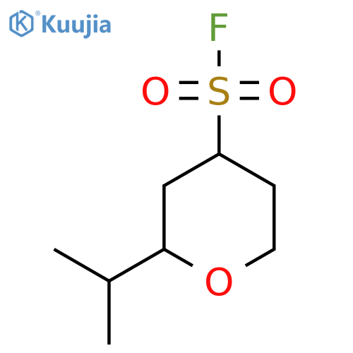 2-(propan-2-yl)oxane-4-sulfonyl fluoride structure