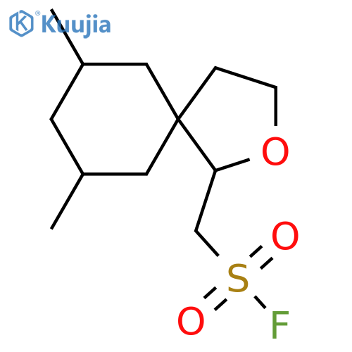 {7,9-dimethyl-2-oxaspiro4.5decan-1-yl}methanesulfonyl fluoride structure
