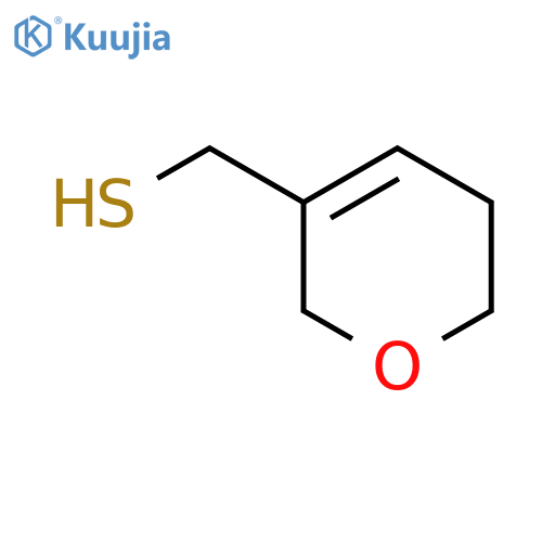 (5,6-dihydro-2H-pyran-3-yl)methanethiol structure