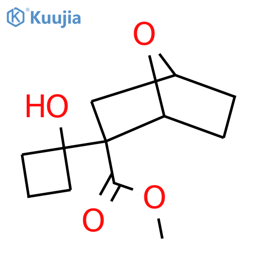methyl 2-(1-hydroxycyclobutyl)-7-oxabicyclo2.2.1heptane-2-carboxylate structure