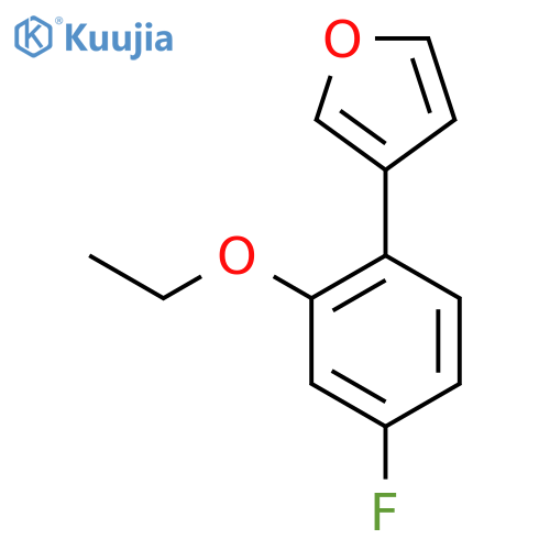 3-(2-ethoxy-4-fluorophenyl)furan structure