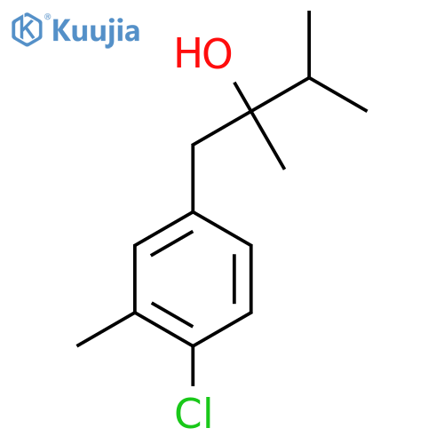 1-(4-chloro-3-methylphenyl)-2,3-dimethylbutan-2-ol structure
