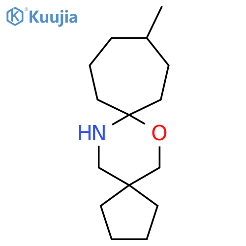11-methyl-7-oxa-15-azadispiro4.2.6^{8}.2^{5}hexadecane structure