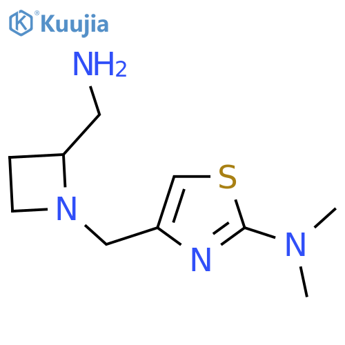 4-{2-(aminomethyl)azetidin-1-ylmethyl}-N,N-dimethyl-1,3-thiazol-2-amine structure