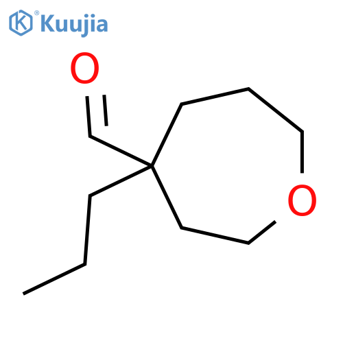 4-propyloxepane-4-carbaldehyde structure