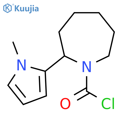 2-(1-methyl-1H-pyrrol-2-yl)azepane-1-carbonyl chloride structure