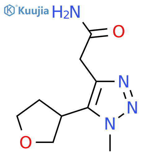 2-1-methyl-5-(oxolan-3-yl)-1H-1,2,3-triazol-4-ylacetamide structure