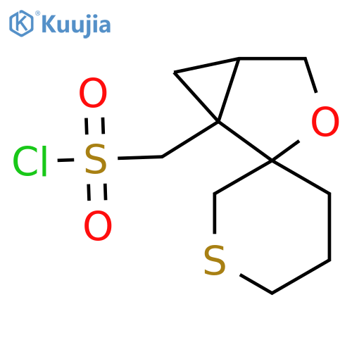 3-oxaspirobicyclo3.1.0hexane-2,3'-thiane-1-ylmethanesulfonyl chloride structure