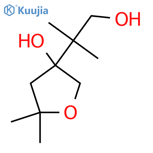 3-(1-hydroxy-2-methylpropan-2-yl)-5,5-dimethyloxolan-3-ol structure