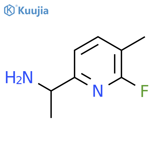 1-(6-fluoro-5-methylpyridin-2-yl)ethan-1-amine structure