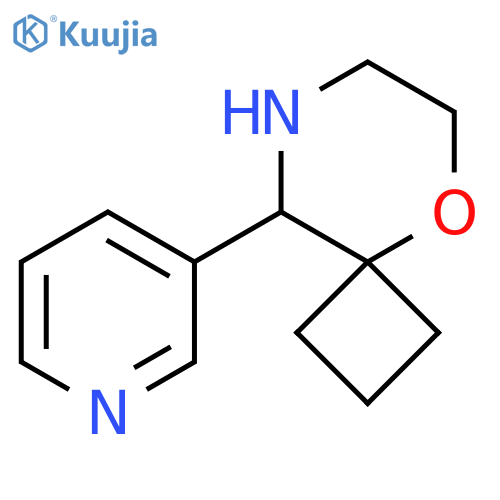 9-(Pyridin-3-yl)-5-oxa-8-azaspiro[3.5]nonane structure