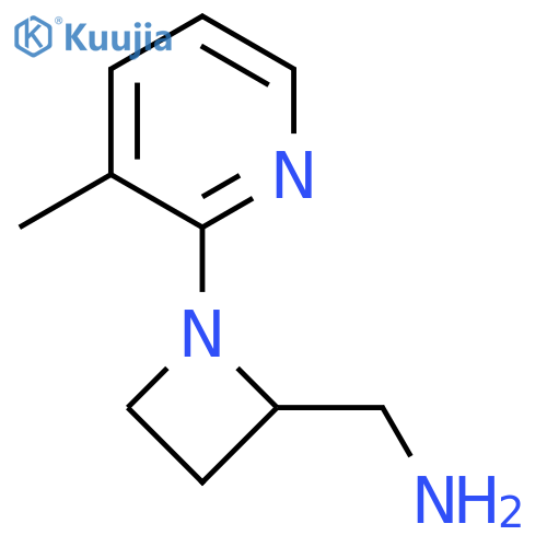 1-(3-methylpyridin-2-yl)azetidin-2-ylmethanamine structure