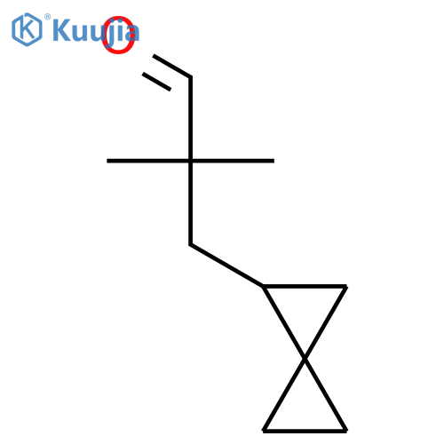 2,2-dimethyl-3-{spiro2.2pentan-1-yl}propanal structure