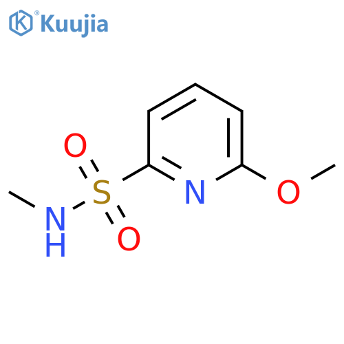 6-methoxy-N-methylpyridine-2-sulfonamide structure