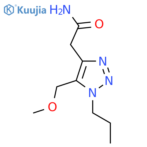 2-5-(methoxymethyl)-1-propyl-1H-1,2,3-triazol-4-ylacetamide structure