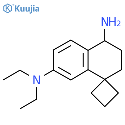 N7',N7'-diethyl-3',4'-dihydro-2'H-spirocyclobutane-1,1'-naphthalene-4',7'-diamine structure