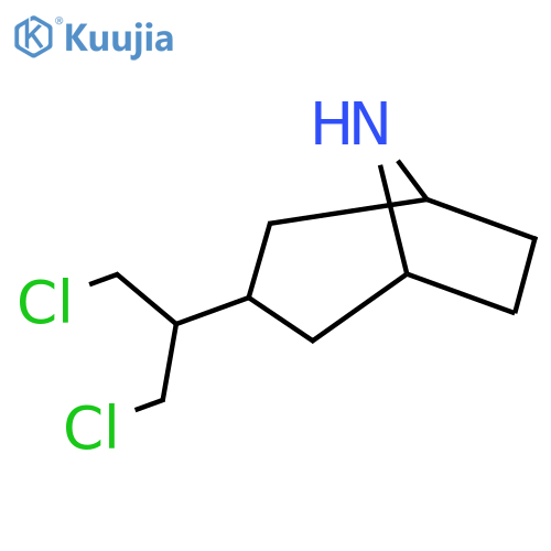 3-(1,3-dichloropropan-2-yl)-8-azabicyclo3.2.1octane structure