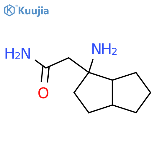 2-(1-amino-octahydropentalen-1-yl)acetamide structure