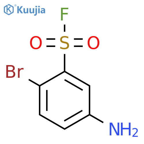 5-amino-2-bromobenzene-1-sulfonyl fluoride structure