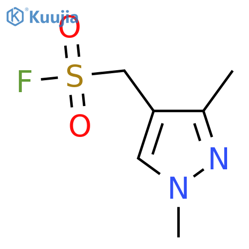 (1,3-dimethyl-1H-pyrazol-4-yl)methanesulfonyl fluoride structure