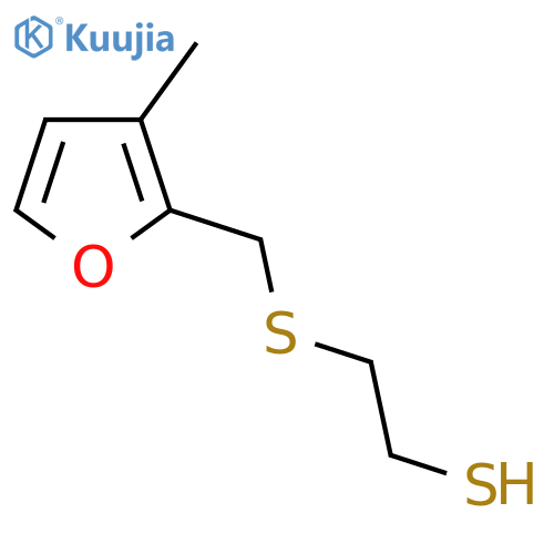 2-{(3-methylfuran-2-yl)methylsulfanyl}ethane-1-thiol structure