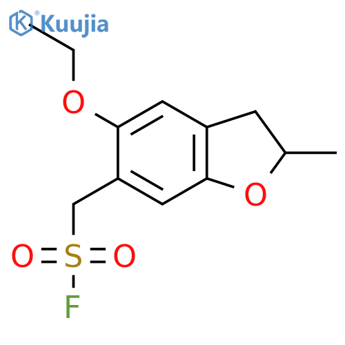 (5-ethoxy-2-methyl-2,3-dihydro-1-benzofuran-6-yl)methanesulfonyl fluoride structure