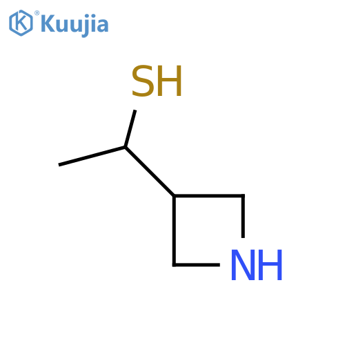 1-(Azetidin-3-yl)ethane-1-thiol structure