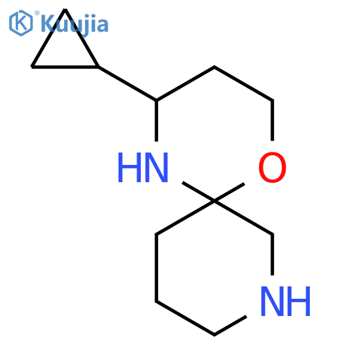 4-cyclopropyl-1-oxa-5,8-diazaspiro5.5undecane structure