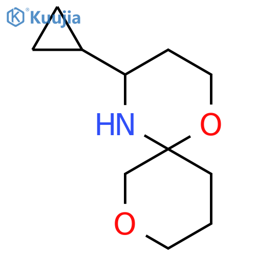 4-cyclopropyl-1,8-dioxa-5-azaspiro5.5undecane structure