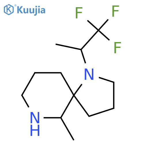6-methyl-1-(1,1,1-trifluoropropan-2-yl)-1,7-diazaspiro4.5decane structure