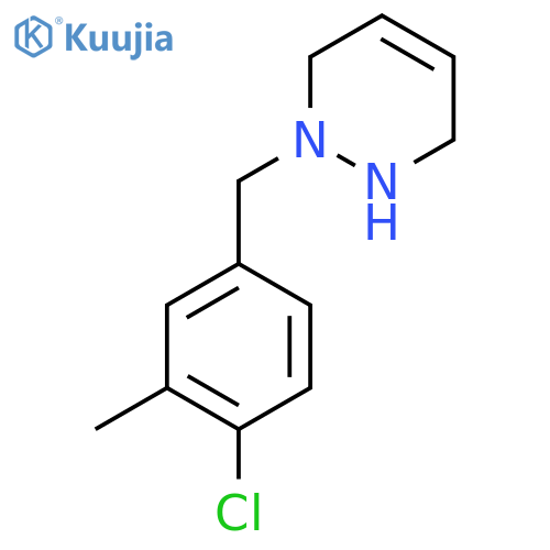 1-(4-chloro-3-methylphenyl)methyl-1,2,3,6-tetrahydropyridazine structure