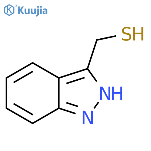 (1H-indazol-3-yl)methanethiol structure