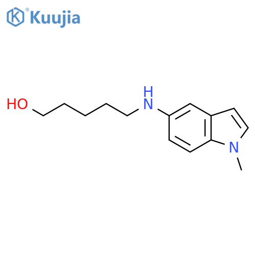 5-(1-methyl-1H-indol-5-yl)aminopentan-1-ol structure