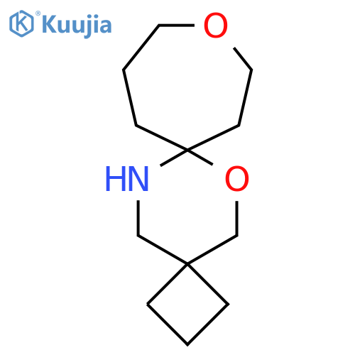 6,10-dioxa-14-azadispiro3.2.6^{7}.2^{4}pentadecane structure