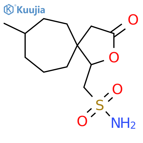 {8-methyl-3-oxo-2-oxaspiro4.6undecan-1-yl}methanesulfonamide structure