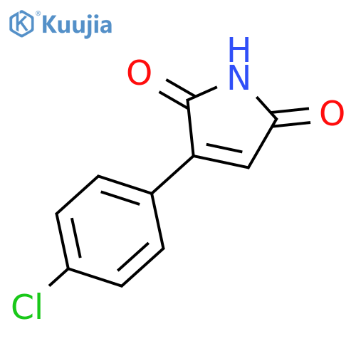 1H-Pyrrole-2,5-dione, 3-(4-chlorophenyl)- structure