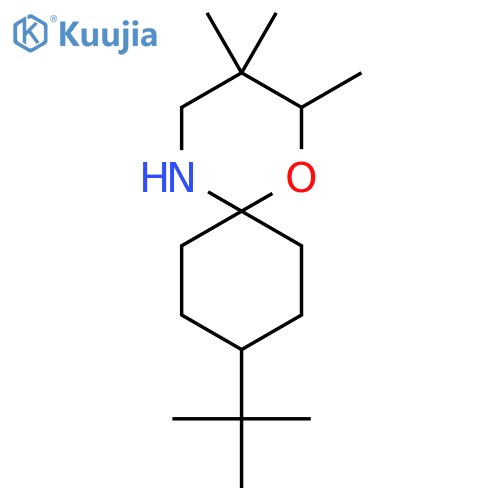 9-tert-butyl-2,3,3-trimethyl-1-oxa-5-azaspiro5.5undecane structure