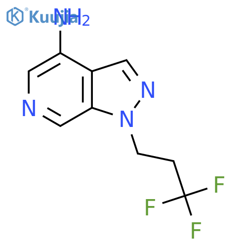 1-(3,3,3-trifluoropropyl)-1H-pyrazolo3,4-cpyridin-4-amine structure