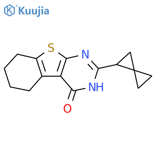 5-{spiro2.2pentan-1-yl}-8-thia-4,6-diazatricyclo7.4.0.0,2,7trideca-1(9),2(7),5-trien-3-one structure