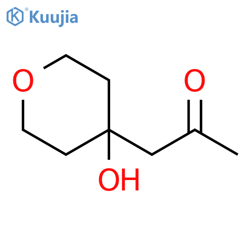 1-(4-hydroxyoxan-4-yl)propan-2-one structure